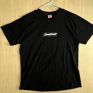 💘Men's Supreme Futura Box Logo Black Tee💘